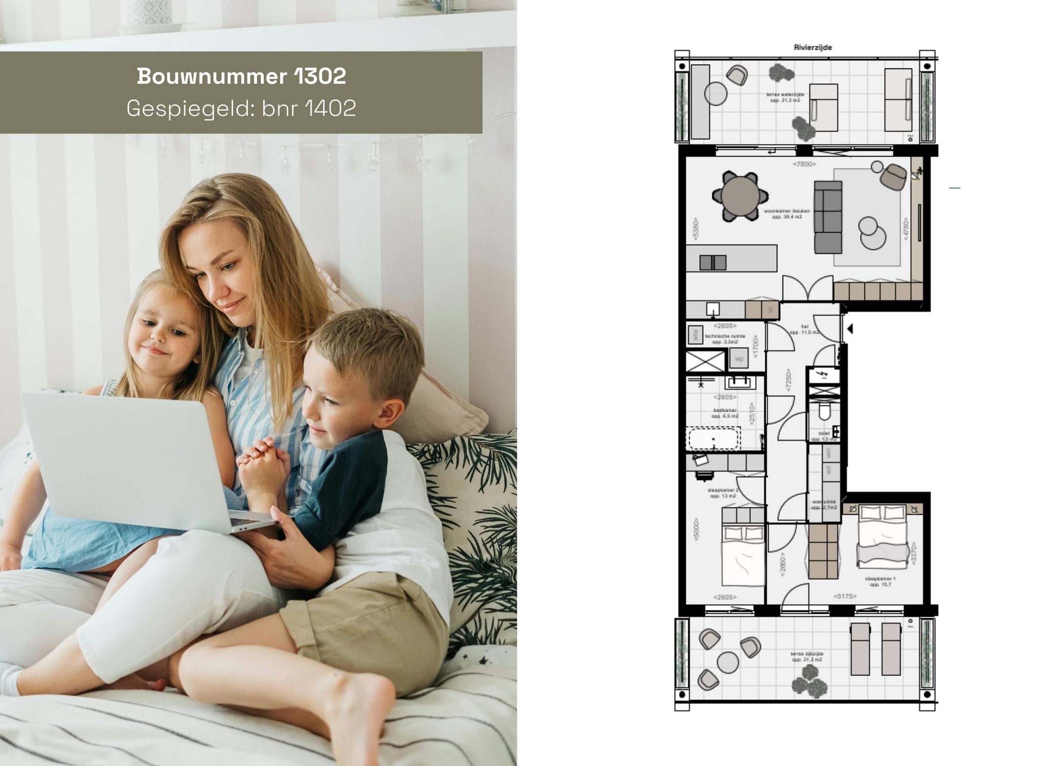 Foto 9 van Appartement (Bouwnr. 1302)