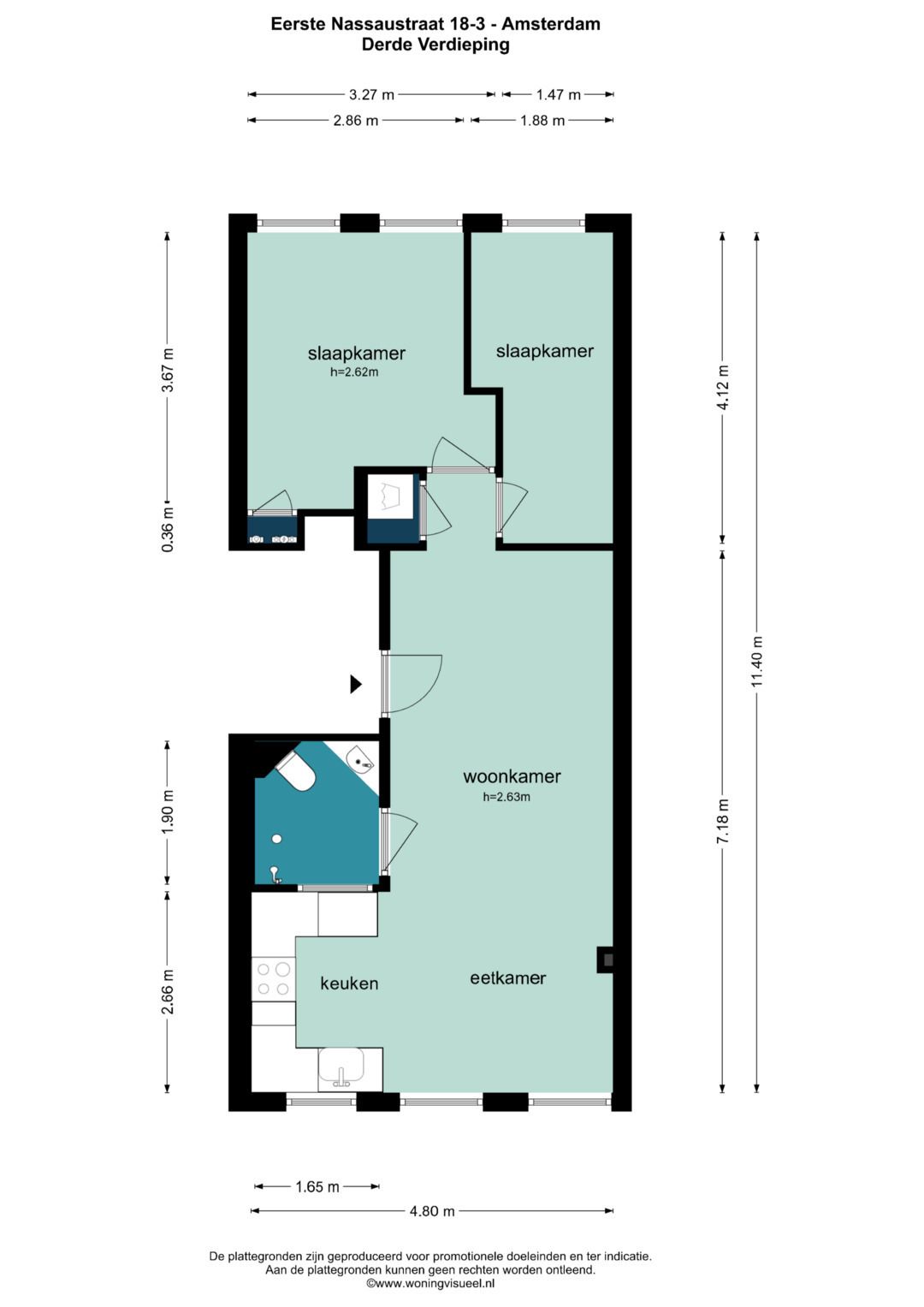 Foto 30 van Eerste Nassaustraat 18-3
