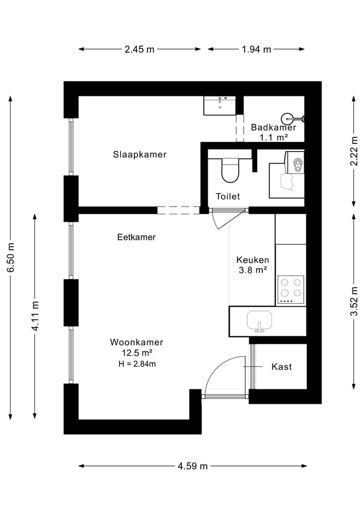 Foto 8 van Blauwe Haansteeg 7