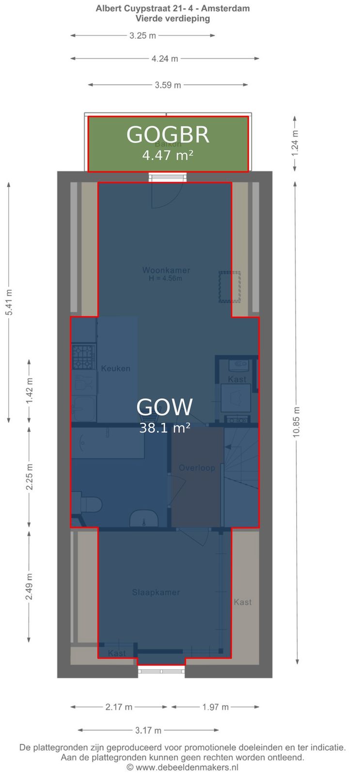 Foto 34 van Albert Cuypstraat 21-4