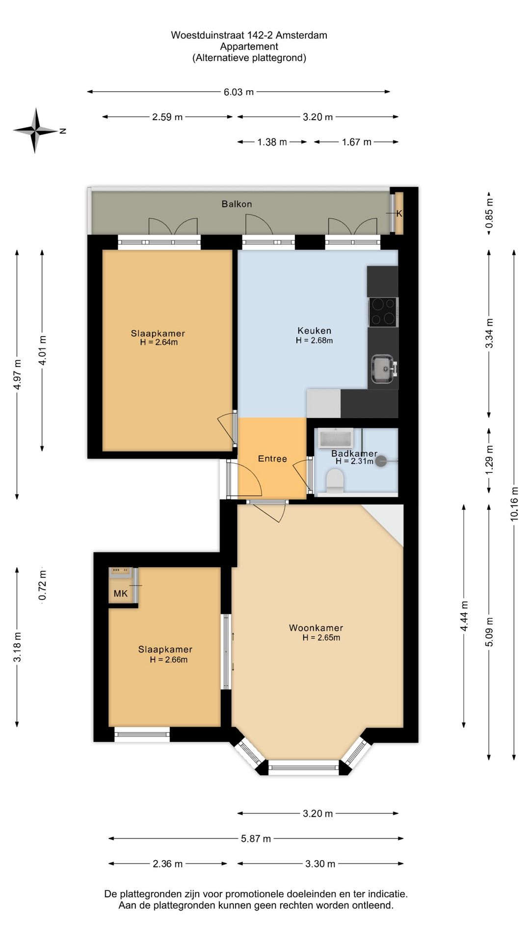 Foto 35 van Woestduinstraat 142-2