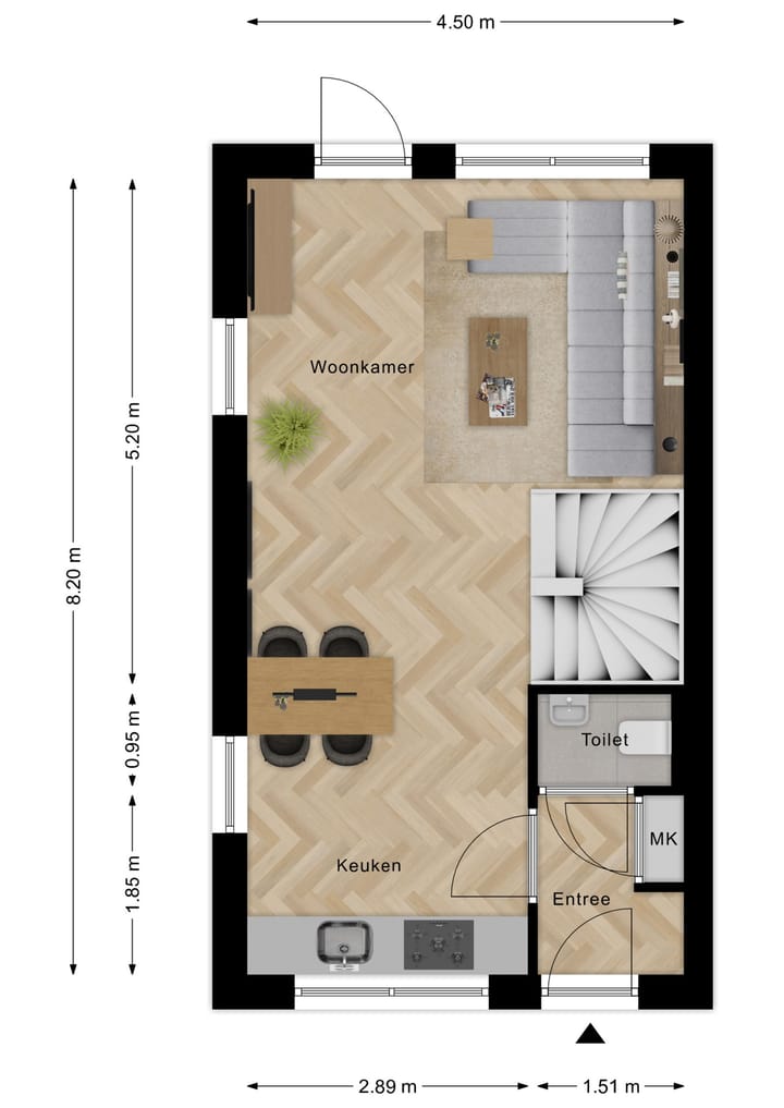 Foto 9 van Oude Zuidwolderstraat Hoekwoning 1