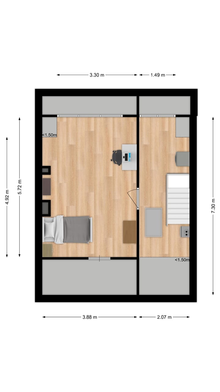 Foto 45 van Kromwijkerkade 59-E