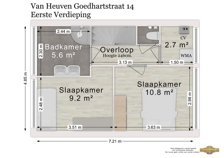 Foto 64 van Van Heuven Goedhartstraat 14