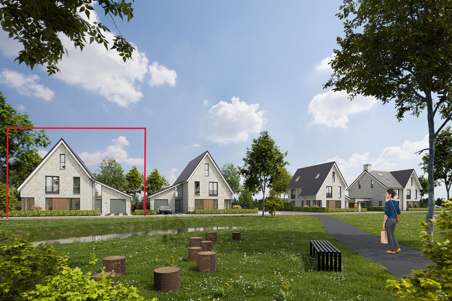 Foto 1 van Vrijstaande woning (Bouwnr. 1)