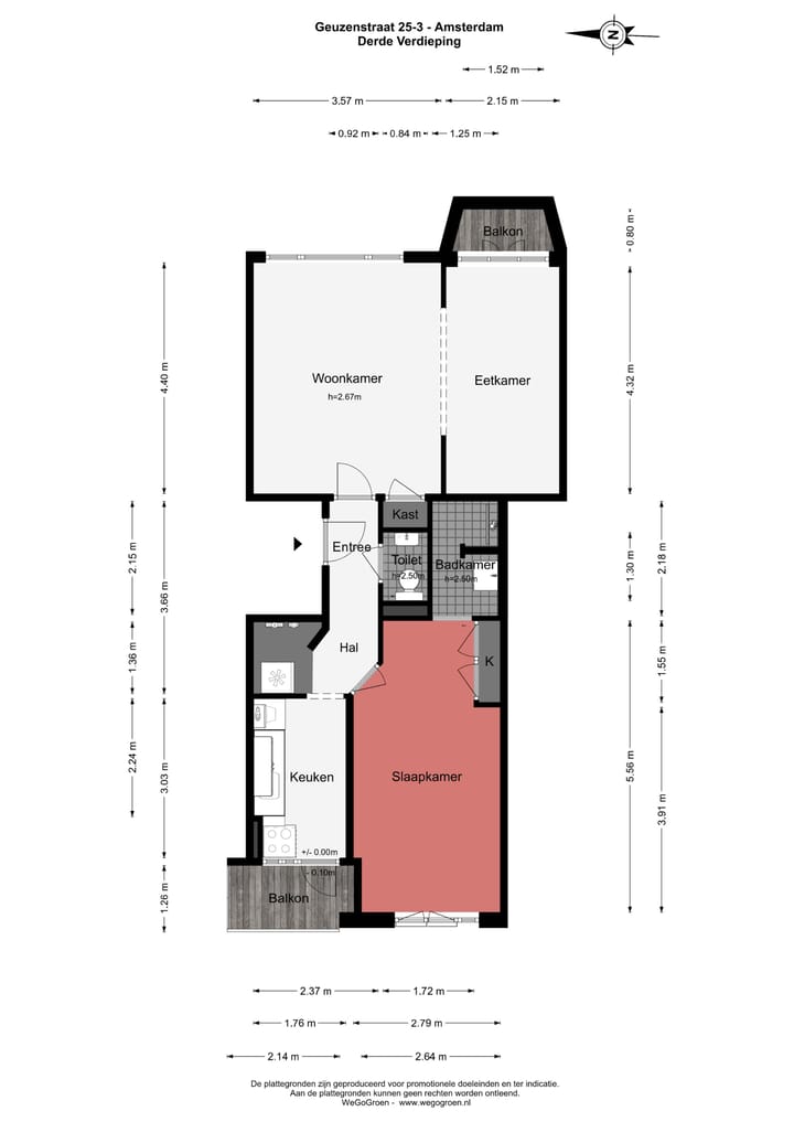 Foto 27 van Geuzenstraat 25-3