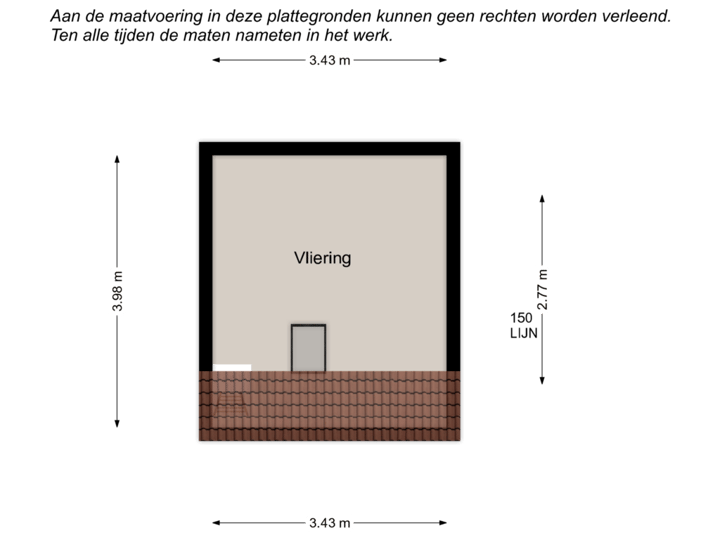 Vliering boven garage/schuur