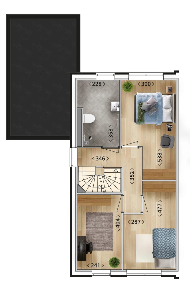 Foto 4 van Twee-onder-een-kapwoning Primula (Bouwnr. 5)