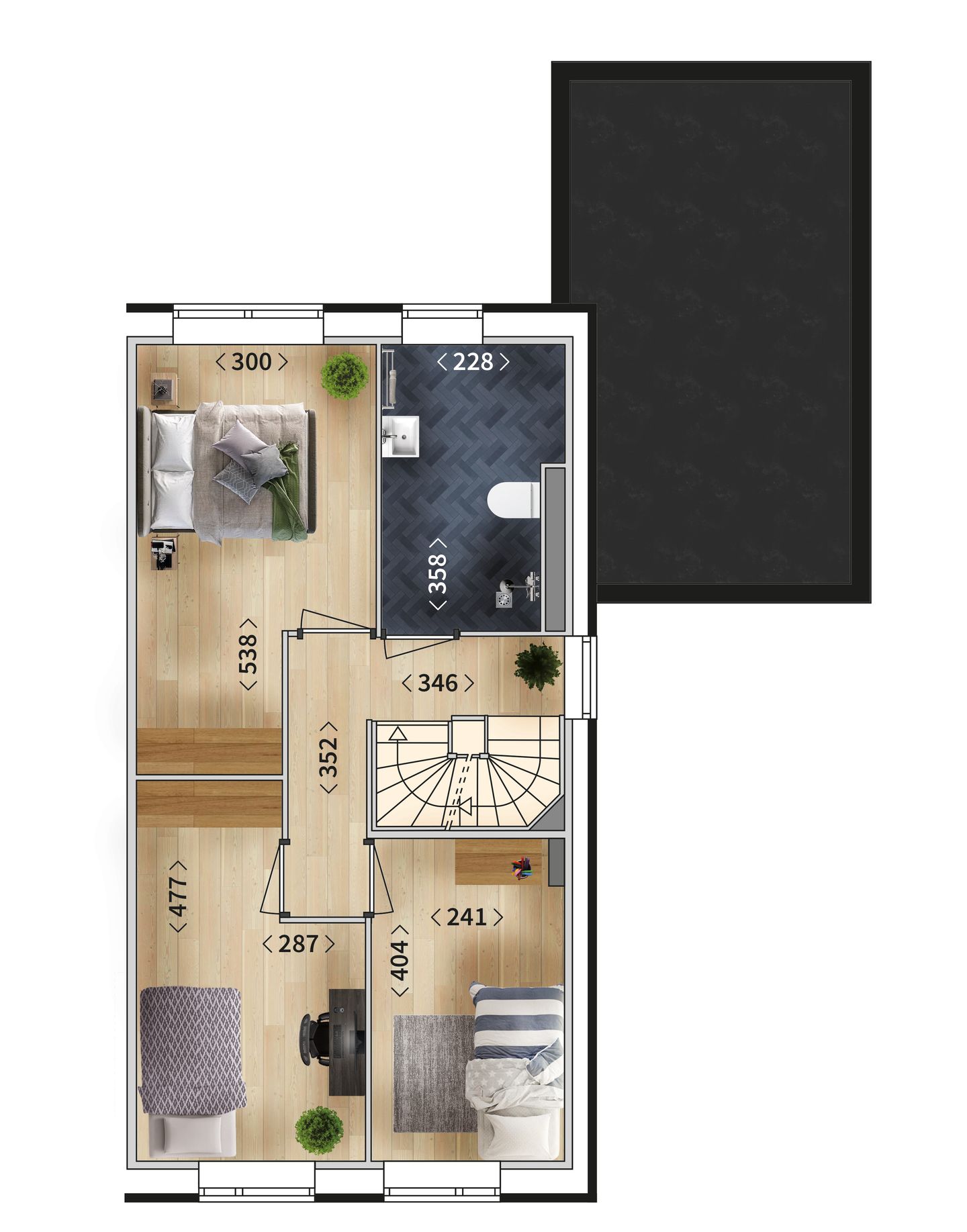 Foto 4 van Twee-onder-een-kapwoning Primula (Bouwnr. 6)