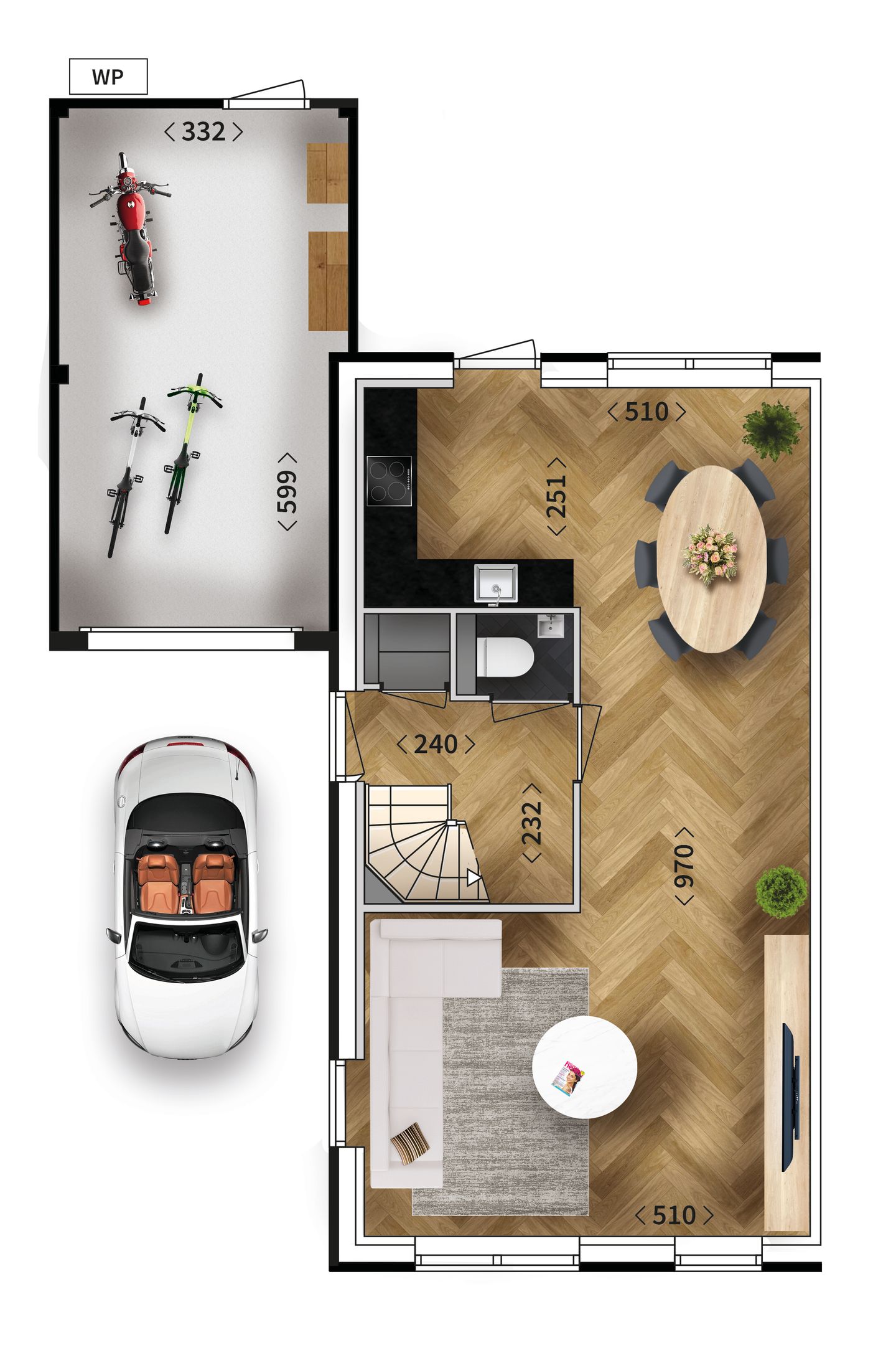 Foto 4 van Twee-onder-een-kapwoning Marjolein (Bouwnr. 12)