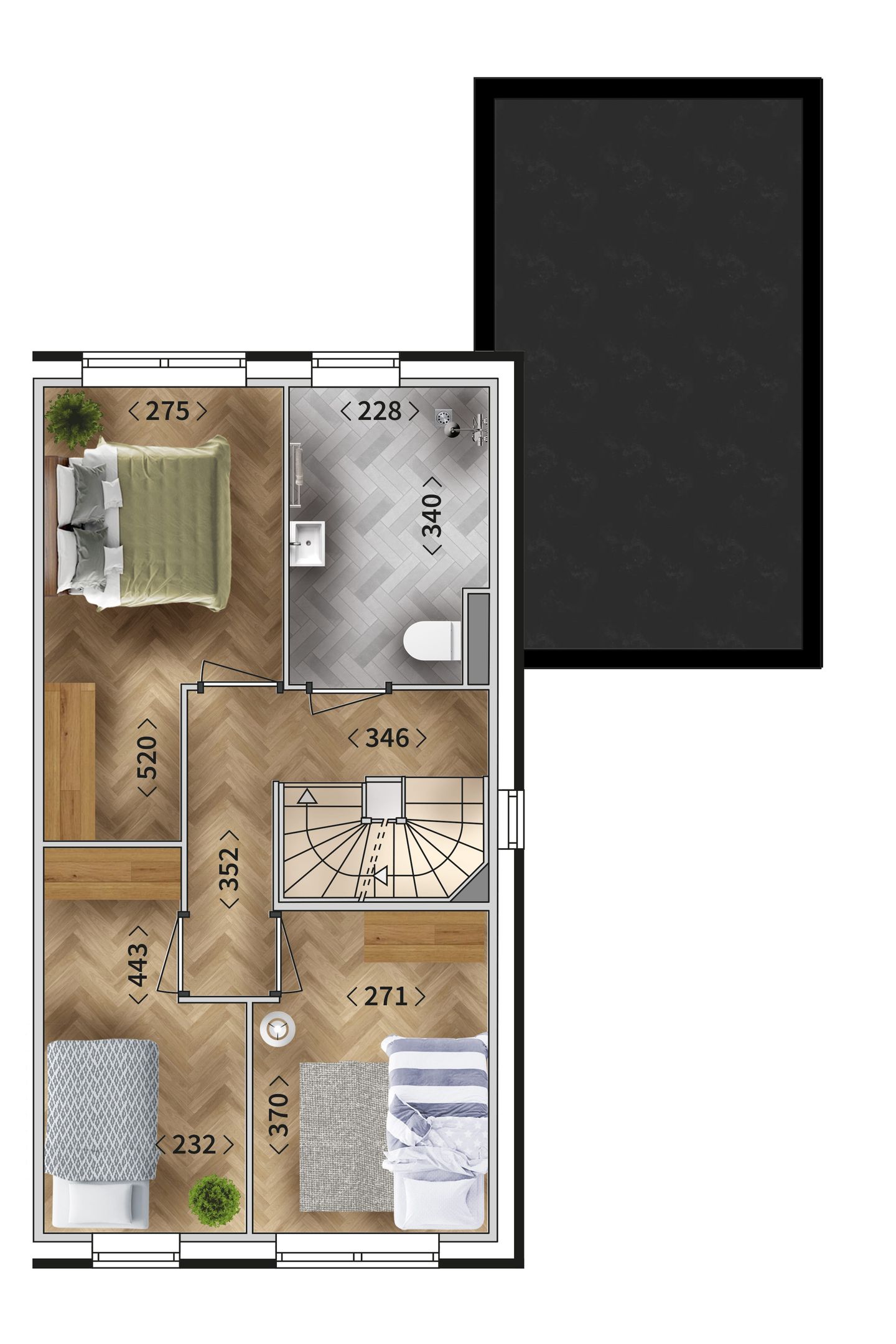 Foto 5 van Twee-onder-een-kapwoning Marjolein (Bouwnr. 15)