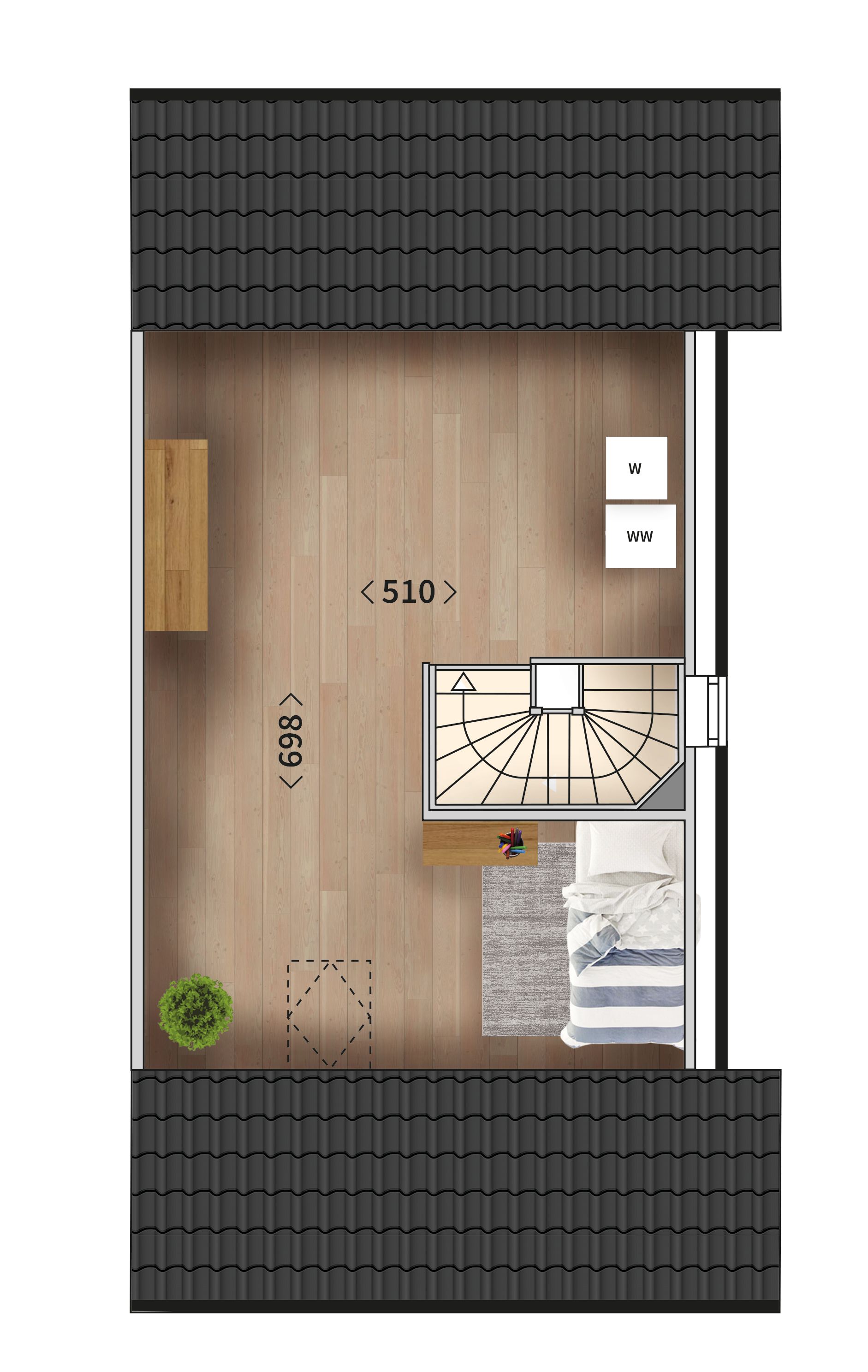 Foto 6 van Twee-onder-een-kapwoning Marjolein (Bouwnr. 15)