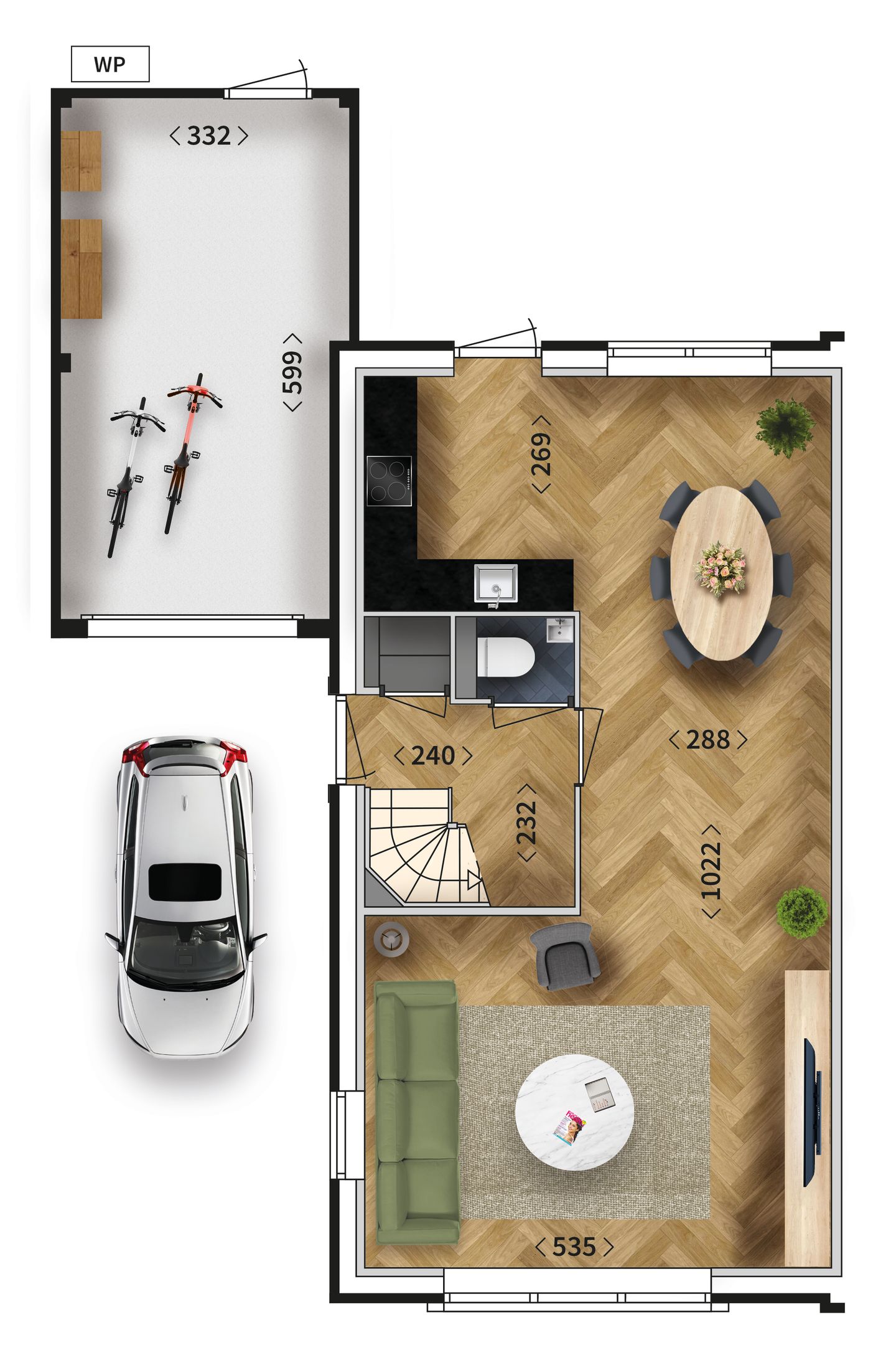 Foto 4 van Twee-onder-een-kapwoning Primula (Bouwnr. 27)