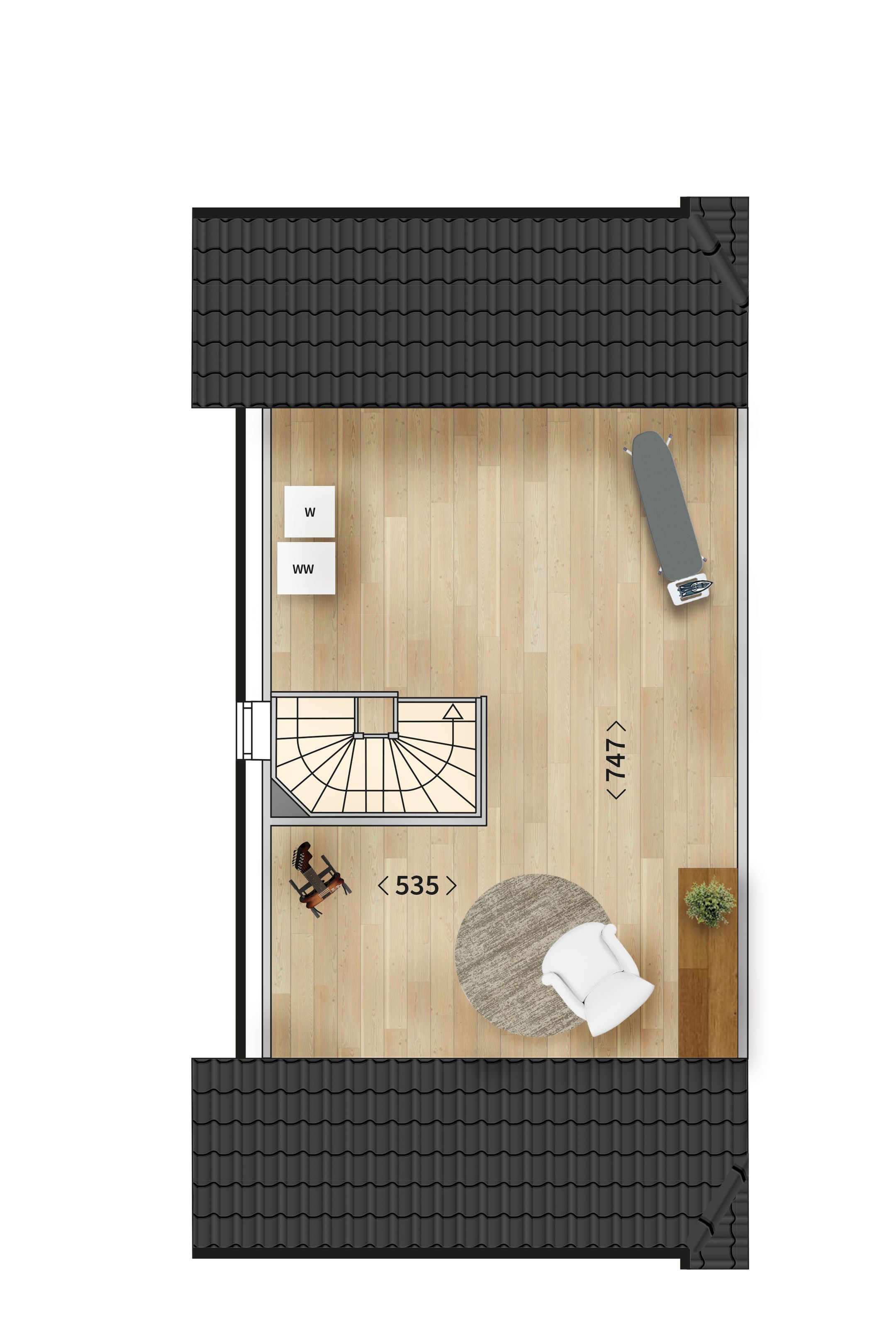 Foto 6 van Twee-onder-een-kapwoning Primula (Bouwnr. 27)