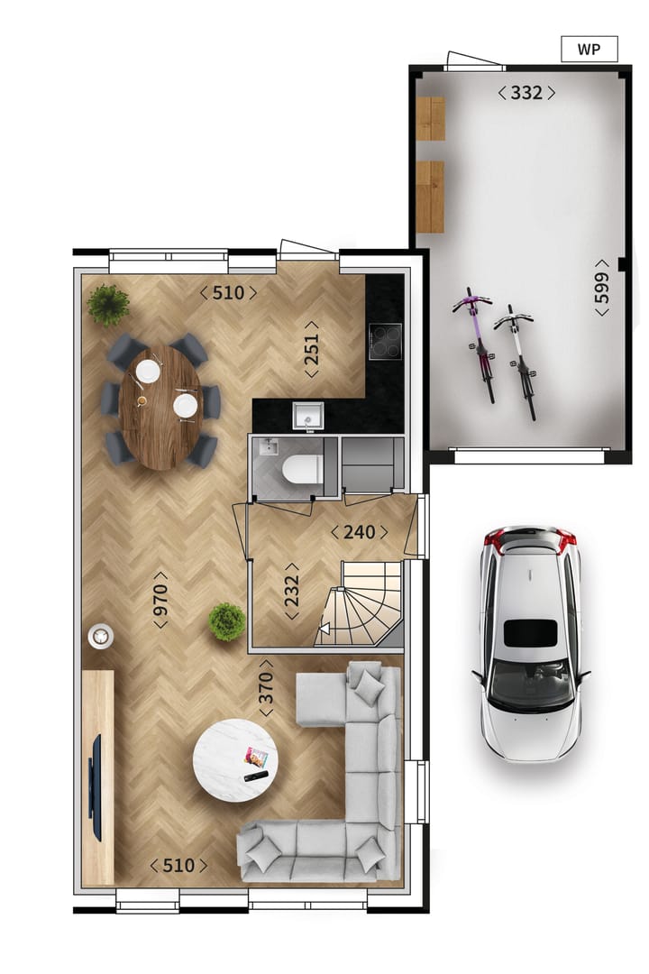 Foto 4 van Twee-onder-een-kapwoning Marjolein (Bouwnr. 19)