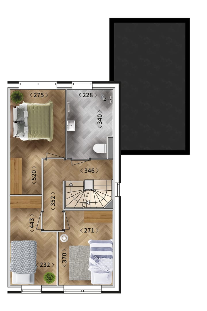 Foto 5 van Twee-onder-een-kapwoning Marjolein (Bouwnr. 19)