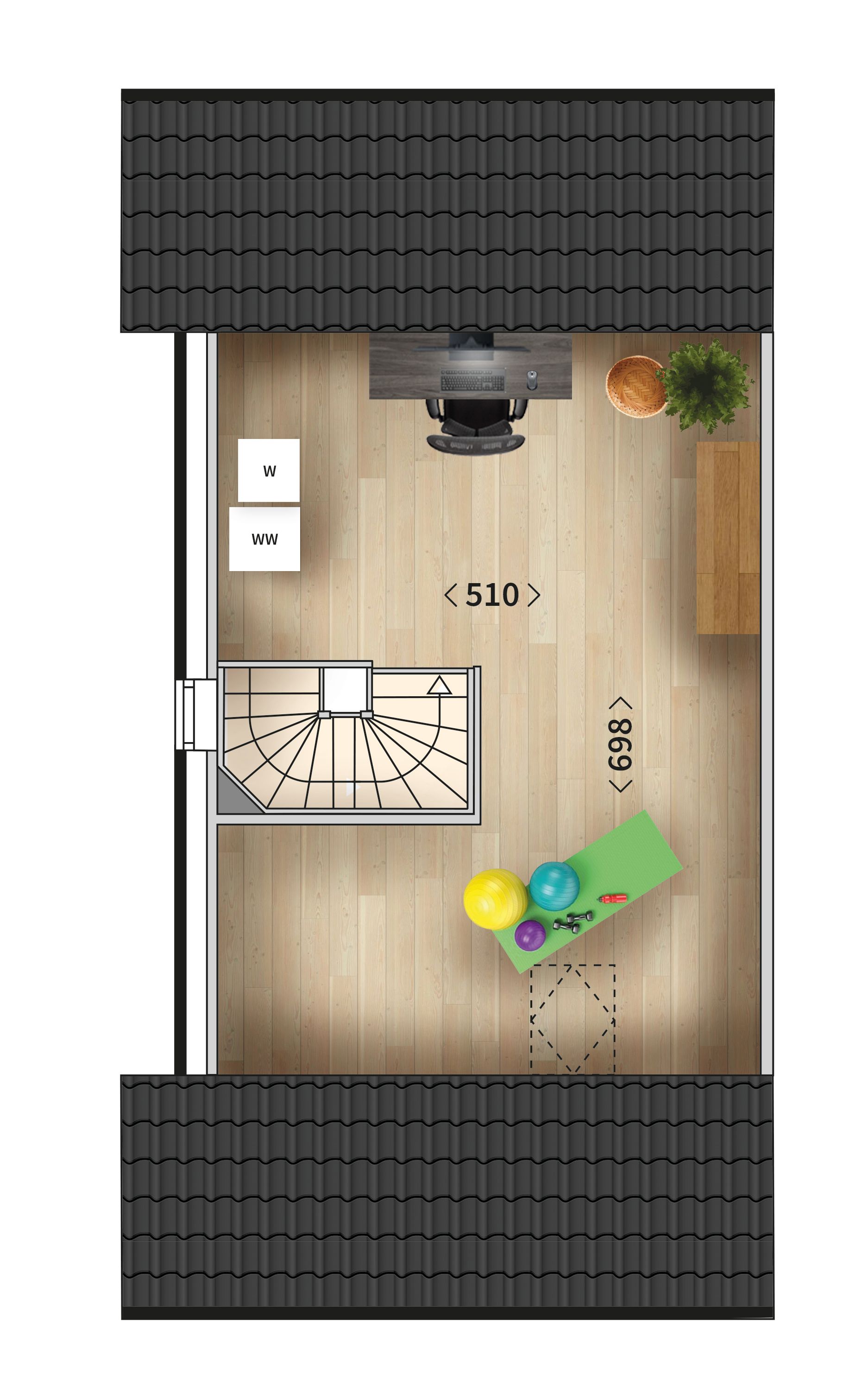 Foto 6 van Twee-onder-een-kapwoning Marjolein (Bouwnr. 20)