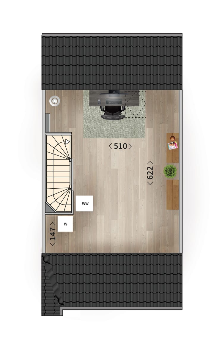 Foto 5 van Tussenwoning Veldsalie (Bouwnr. 35)