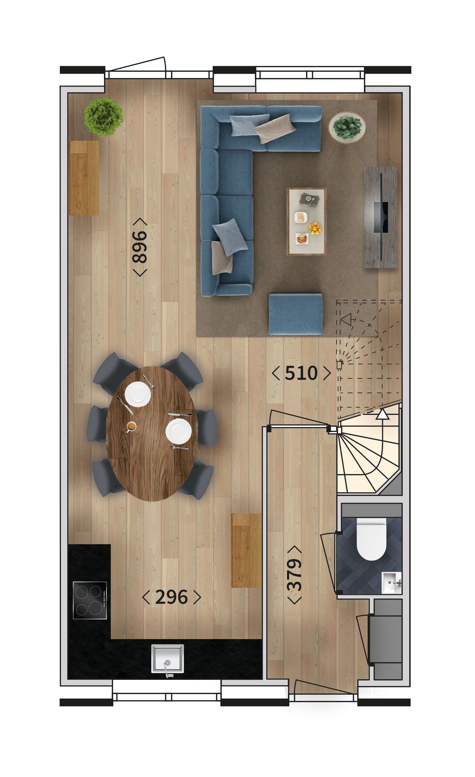 Foto 3 van Tussenwoning Veldkers (Bouwnr. 36)
