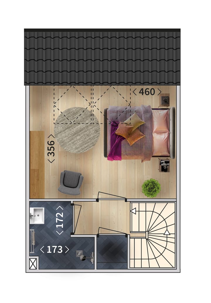 Foto 4 van Rug-aan-rugwoning Tijm (Bouwnr. 47)