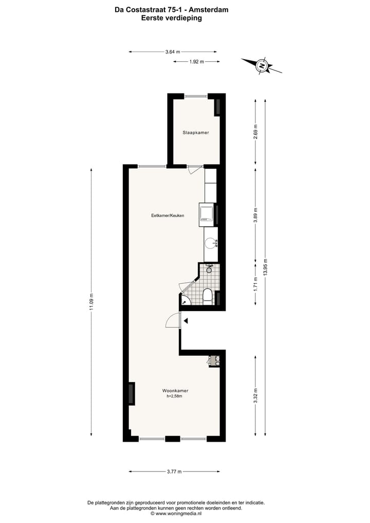 Foto 15 van Da Costastraat 75-1