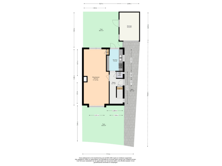 Begane grond perceel