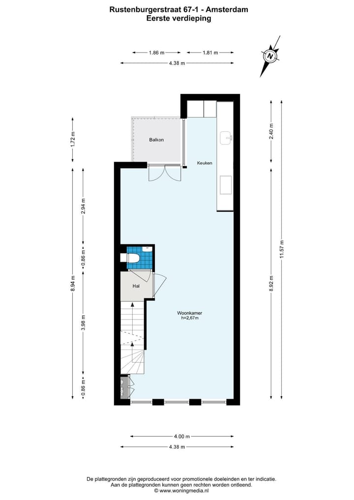 Foto 33 van Rustenburgerstraat 67-1