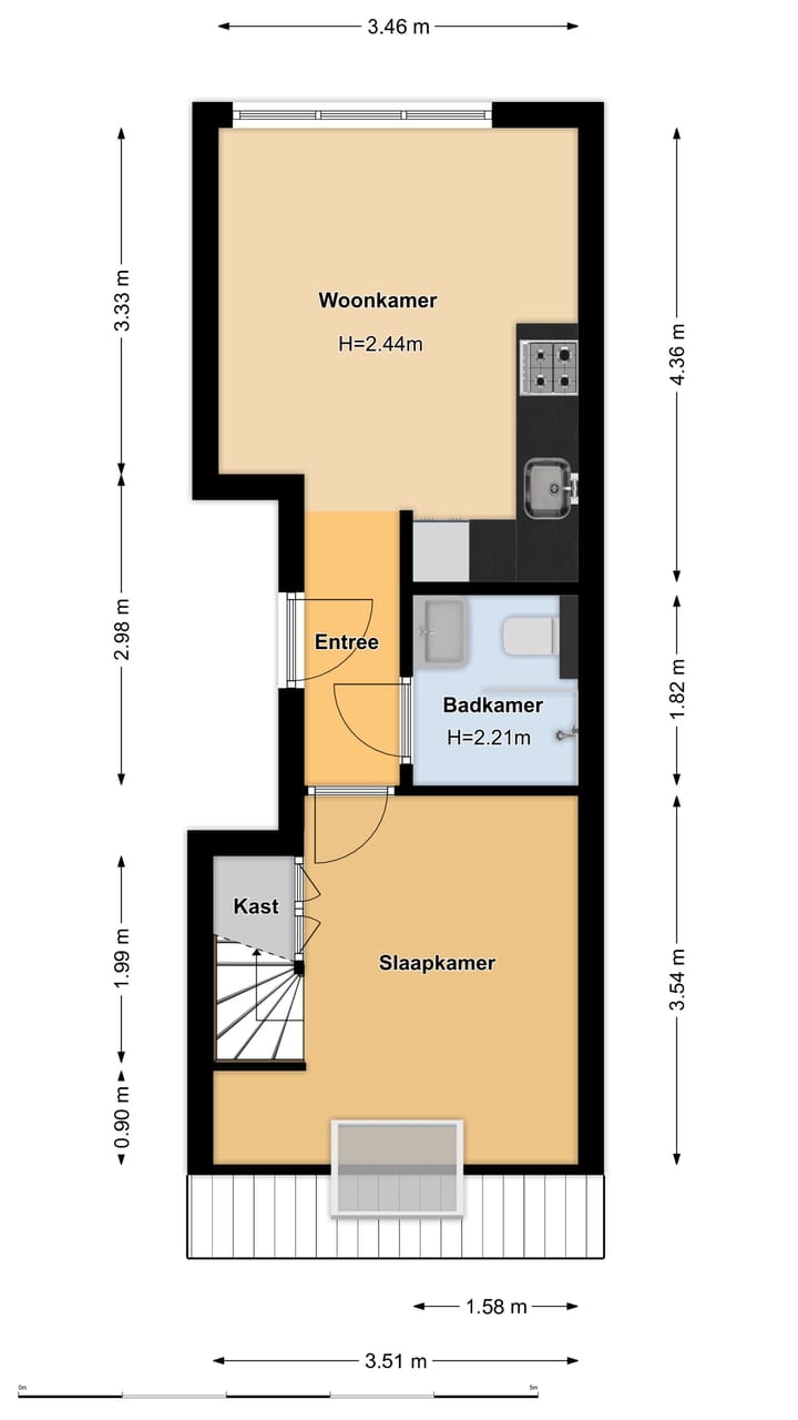 Foto 24 van Krammerstraat 23-E