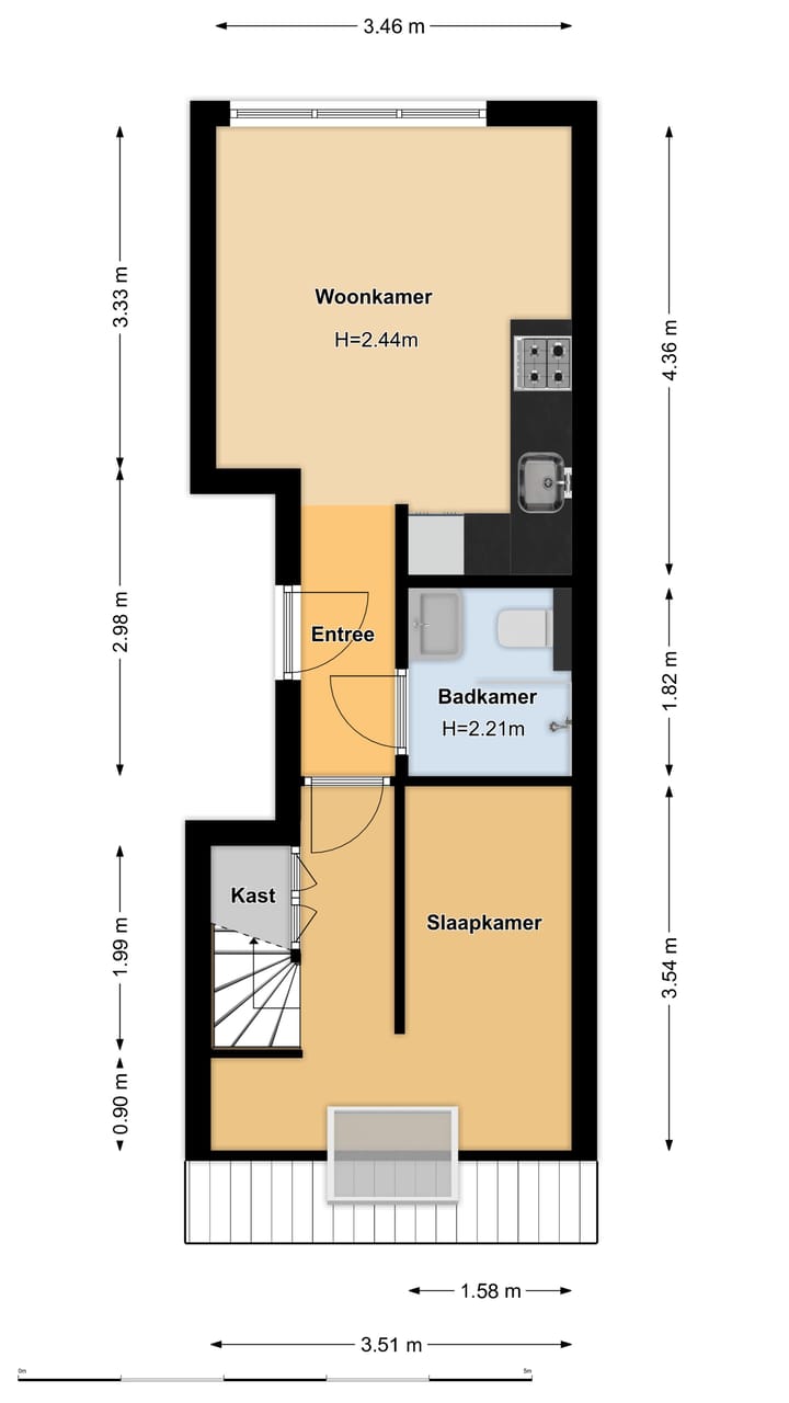 Foto 25 van Krammerstraat 23-E