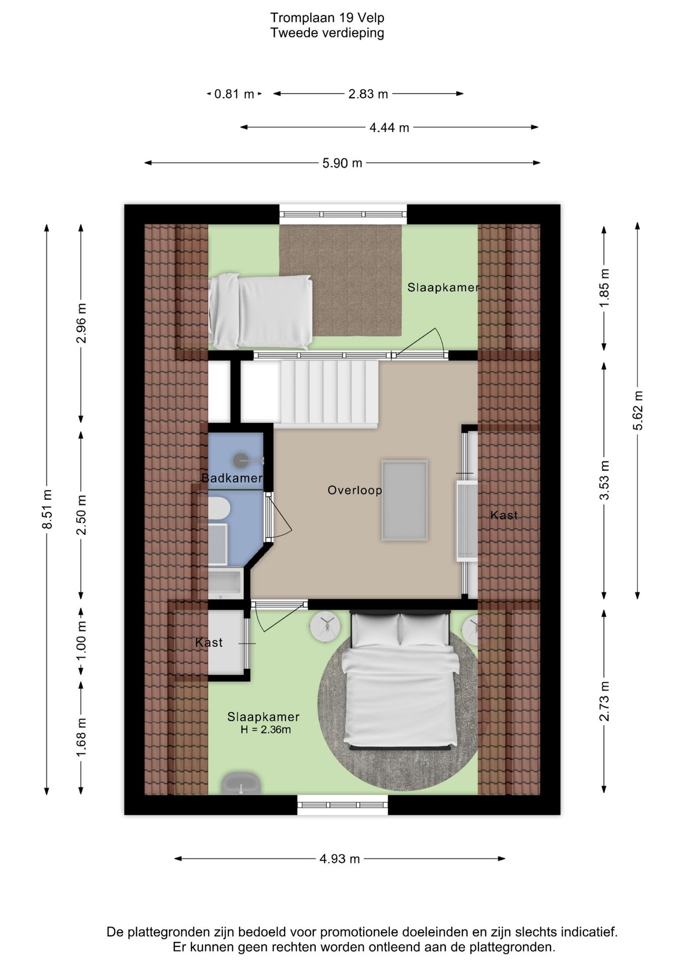 Foto 90 van Tromplaan 19