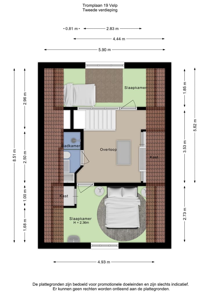 Foto 90 van Tromplaan 19