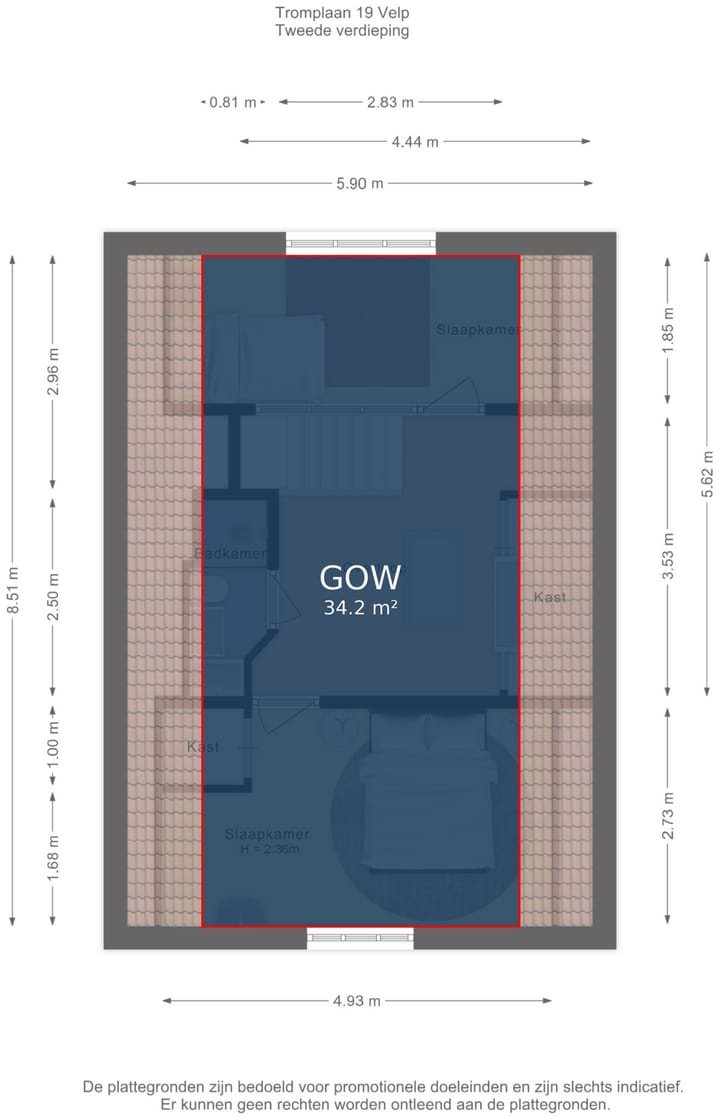 Foto 92 van Tromplaan 19