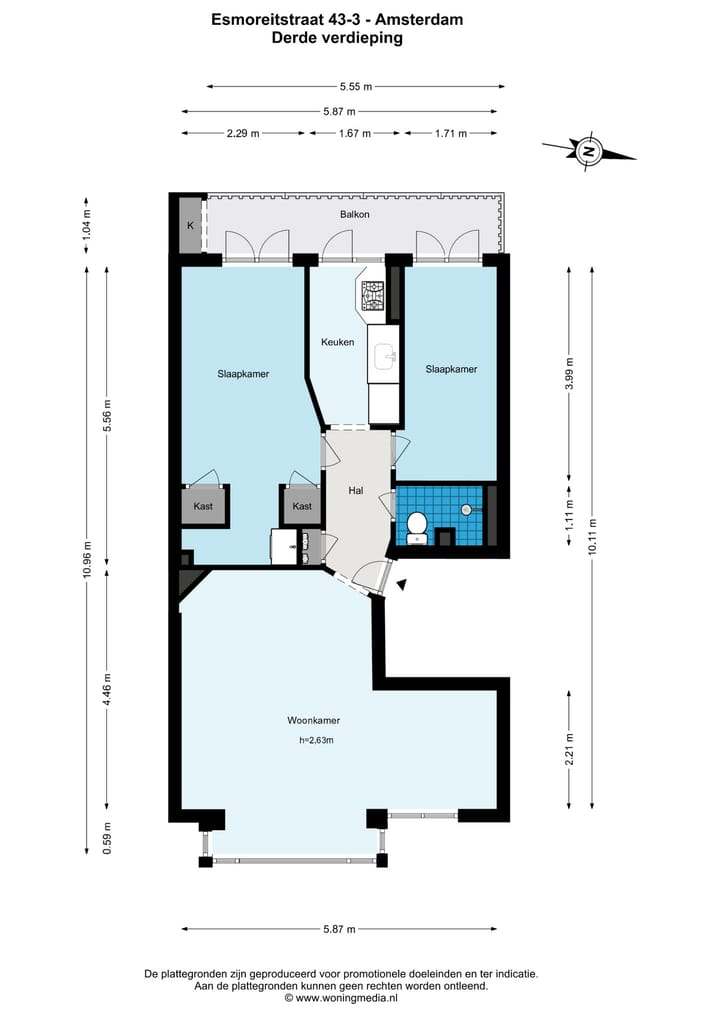 Foto 21 van Esmoreitstraat 43-3