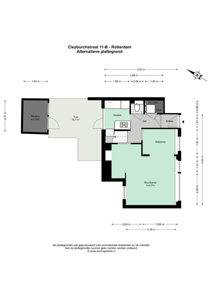 Foto 25 van Cleyburchstraat 11-B