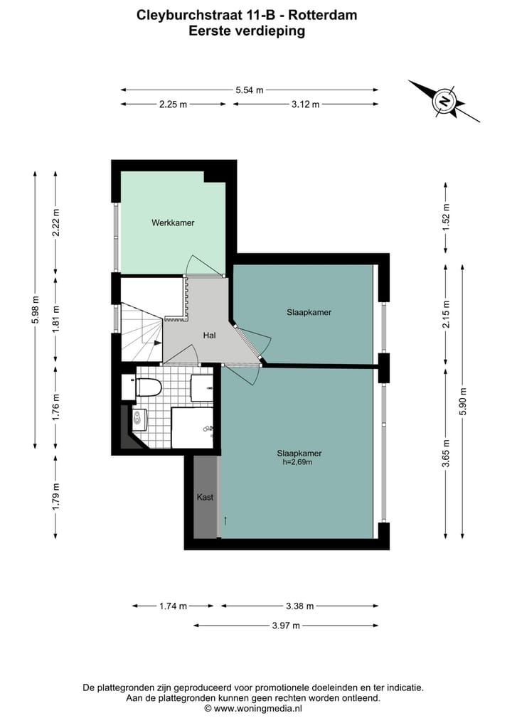 Foto 27 van Cleyburchstraat 11-B