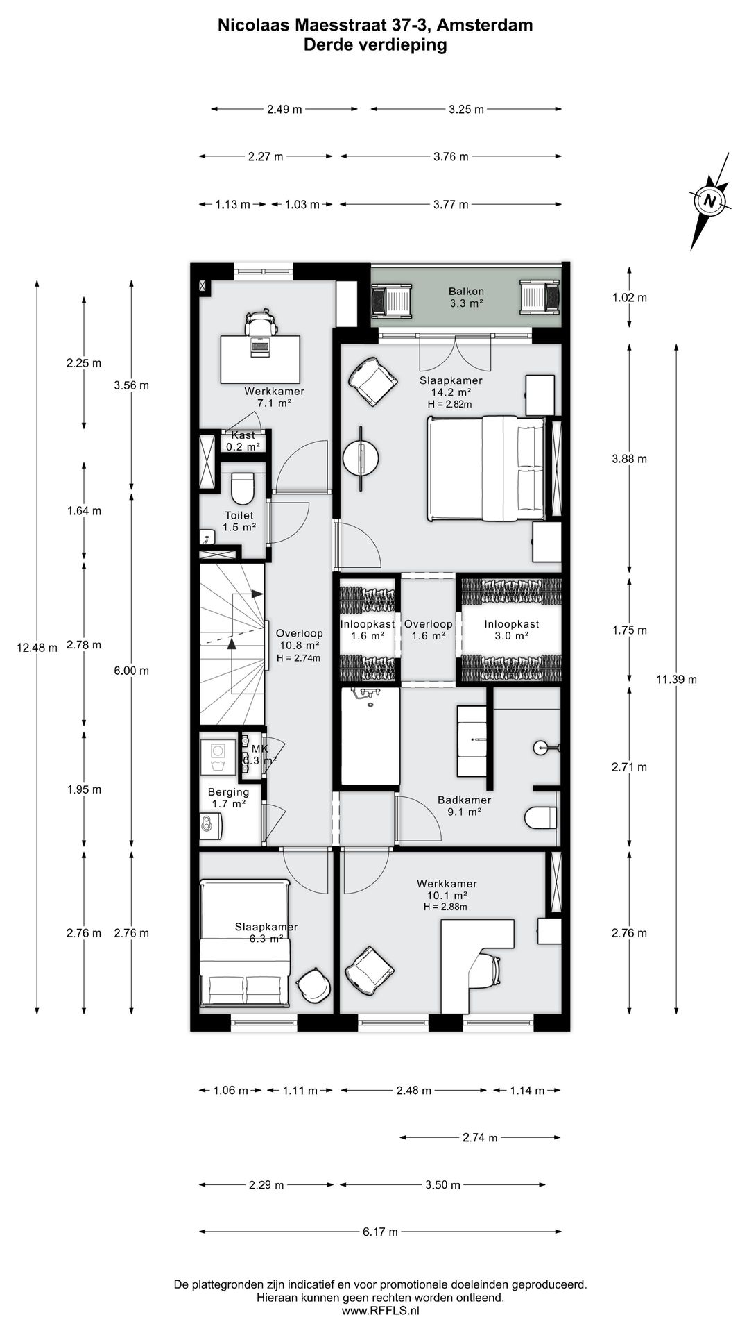 Foto 38 van Nicolaas Maesstraat 37-3