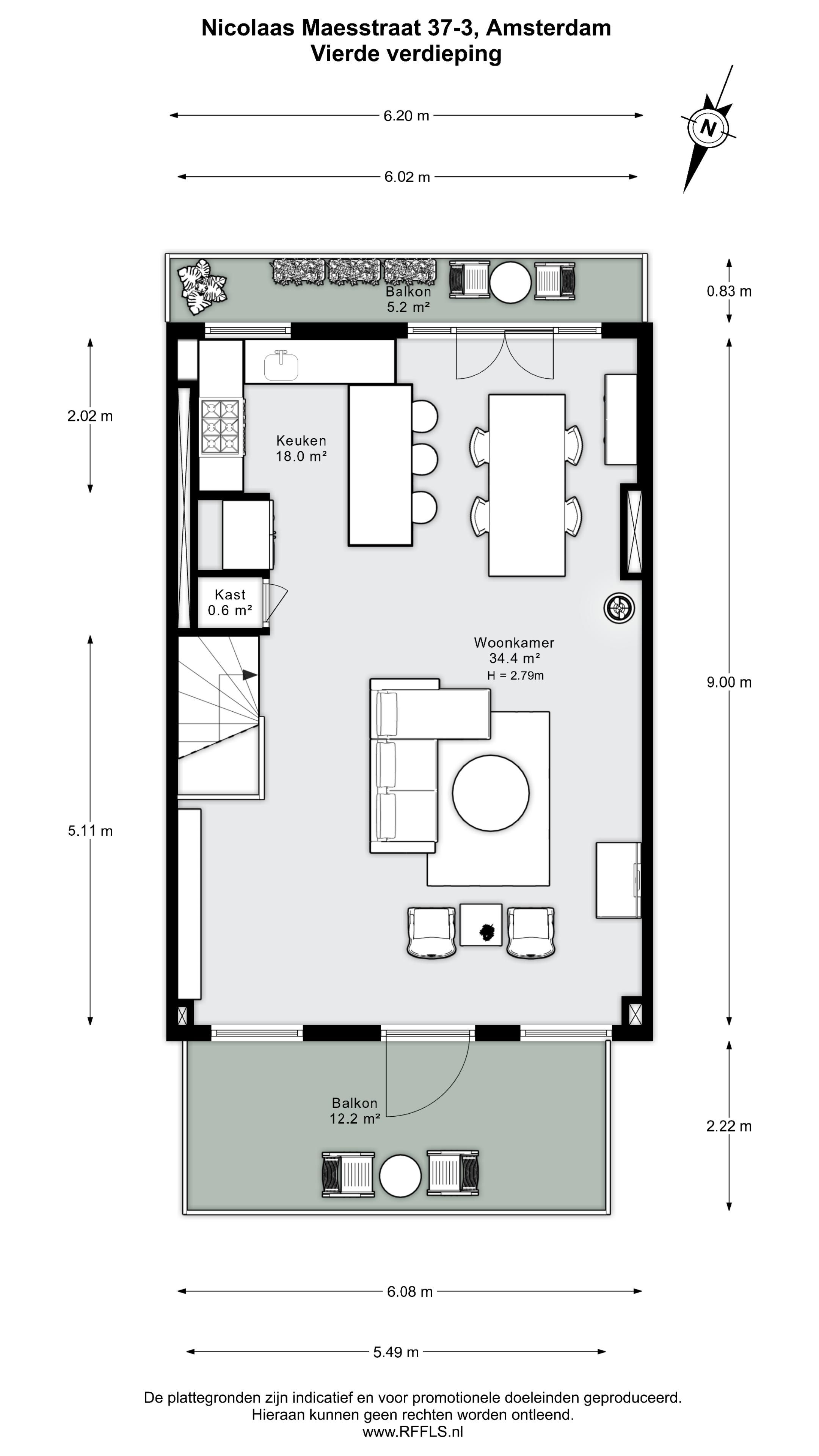 Foto 39 van Nicolaas Maesstraat 37-3