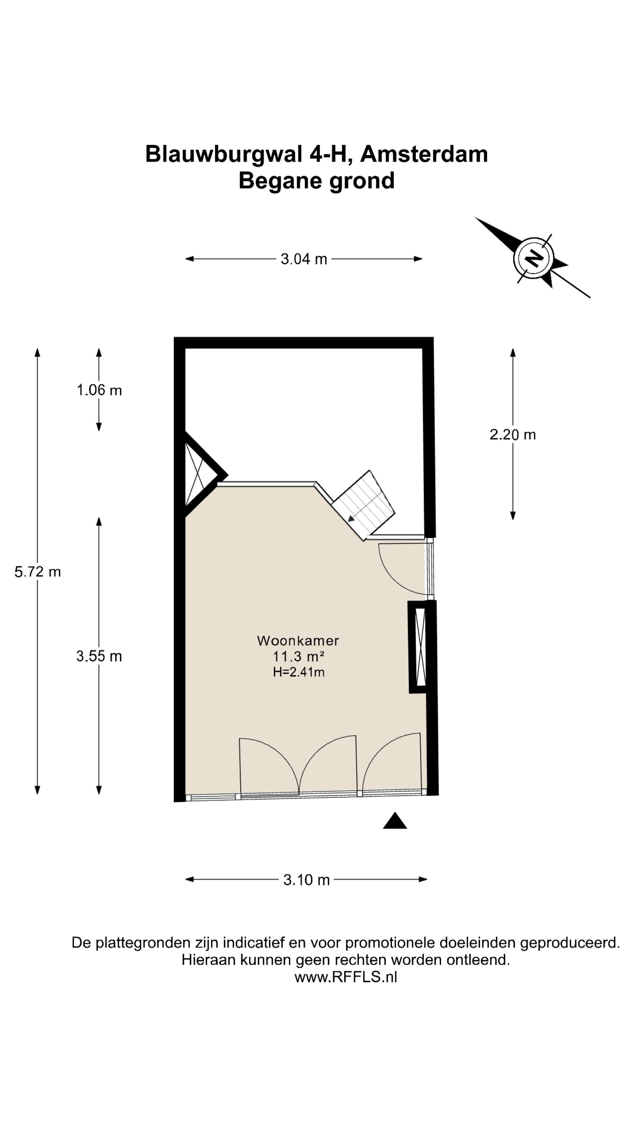 Foto 21 van Blauwburgwal 4-H