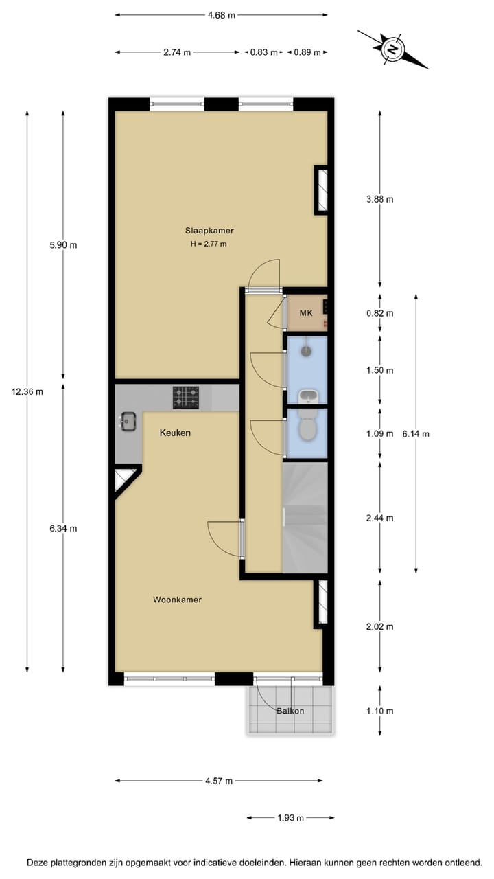 Foto 15 van Aelbrechtskade 135-D