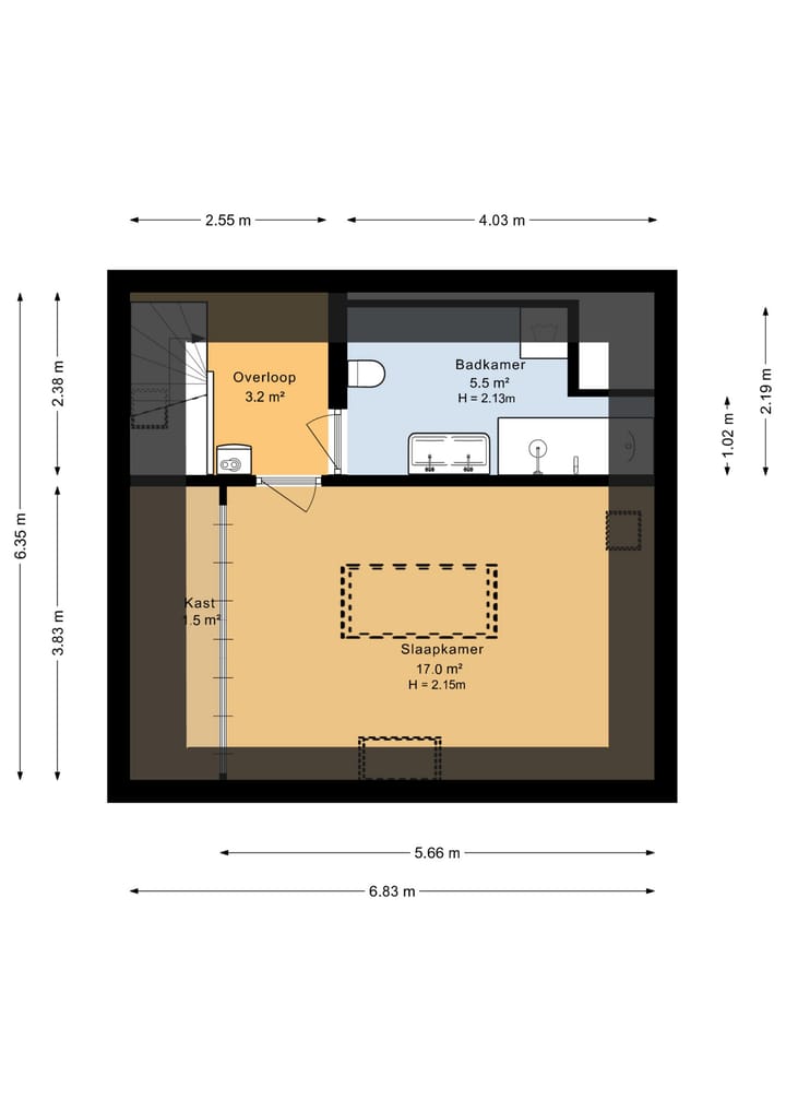 Foto 32 van Korfmakersstraat 1-E