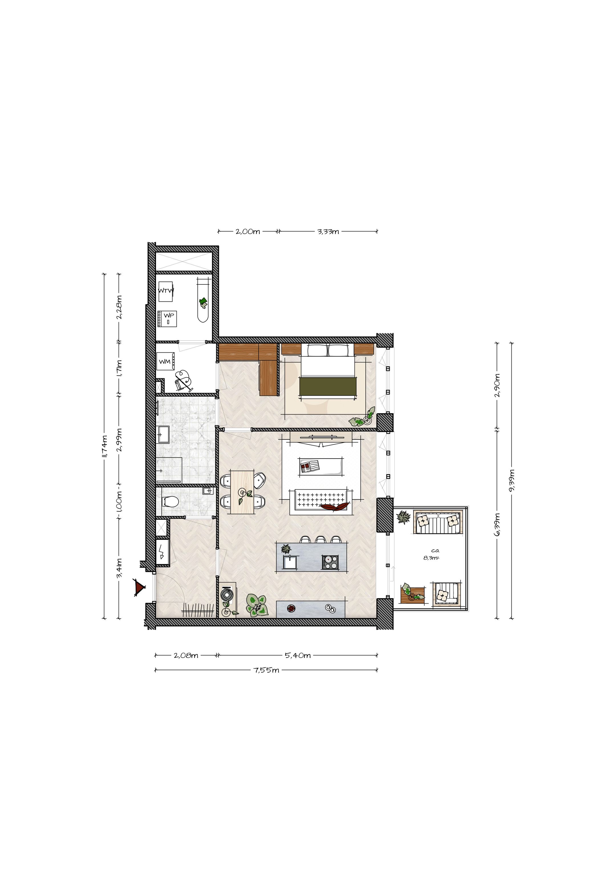 Foto 3 van Lazio (Bouwnr. T1.10)