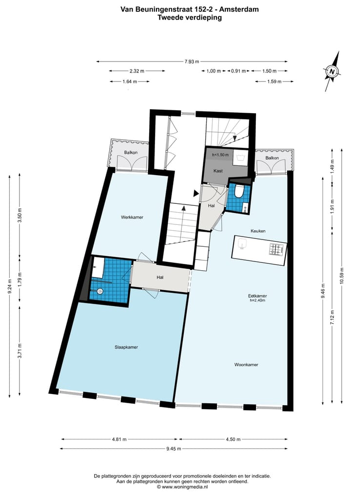 Foto 27 van Van Beuningenstraat 152-2