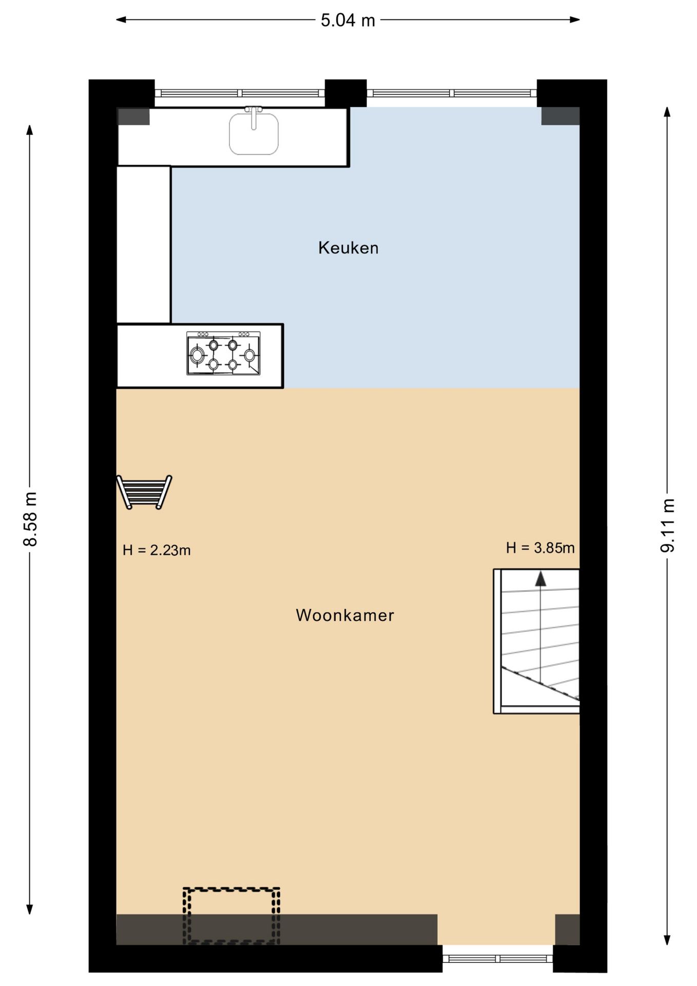 Foto 36 van Kamperstraat 13-RD