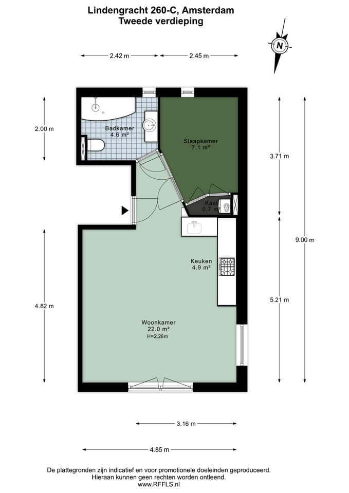 Foto 21 van Lindengracht 260-C