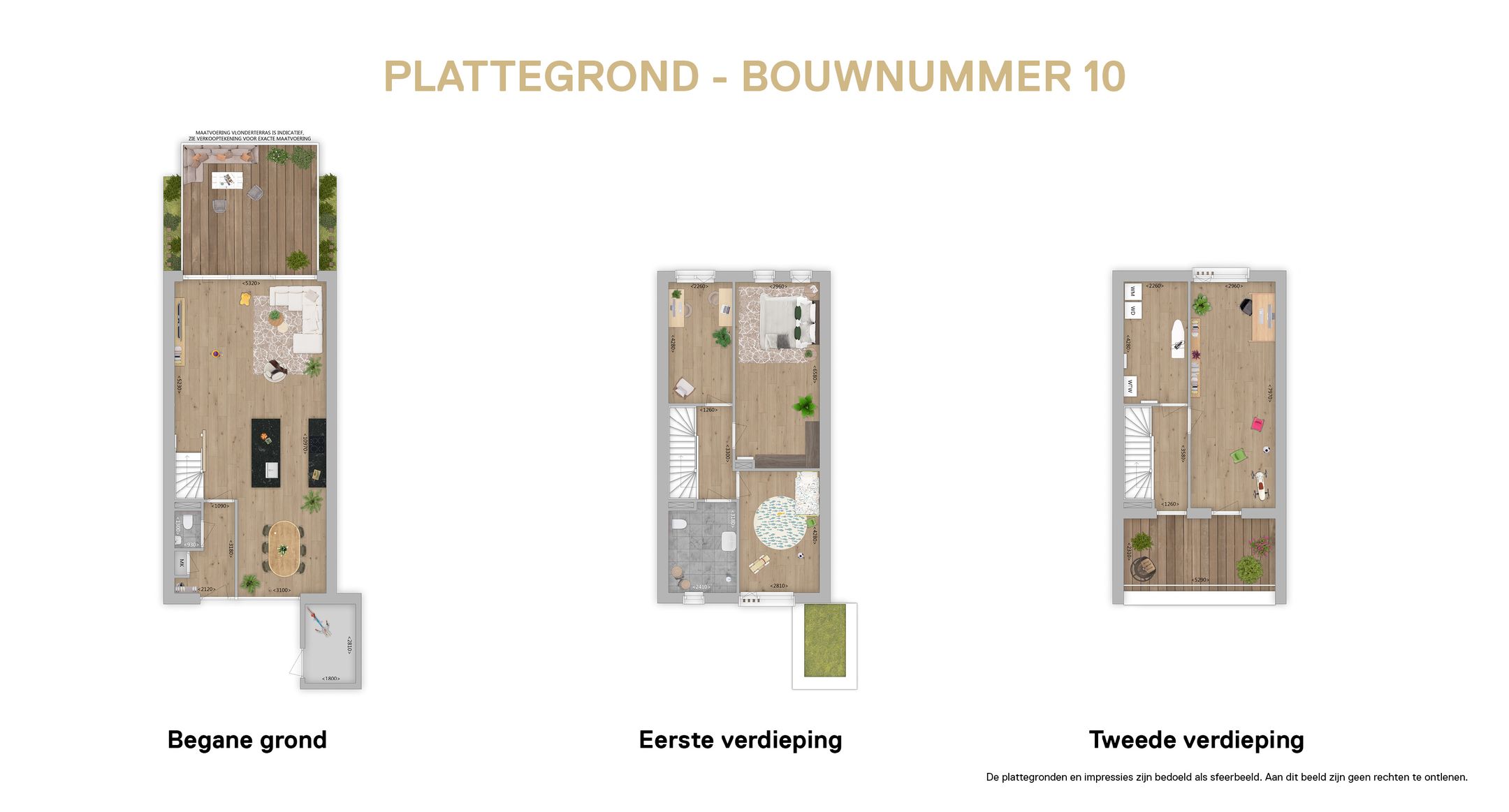 Foto 3 van Tussenwoning (Bouwnr. 10)