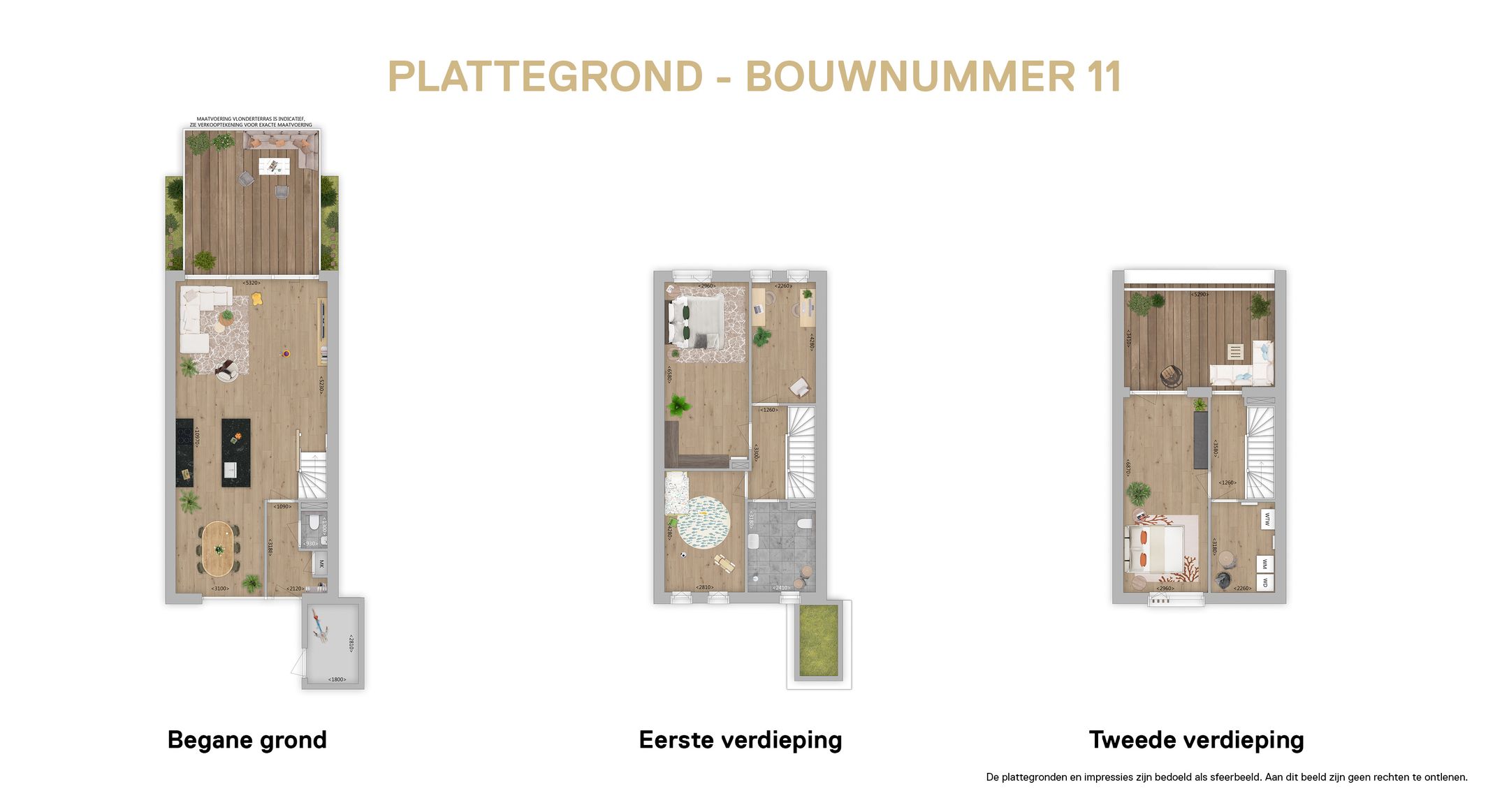 Foto 3 van Tussenwoning (Bouwnr. 11)
