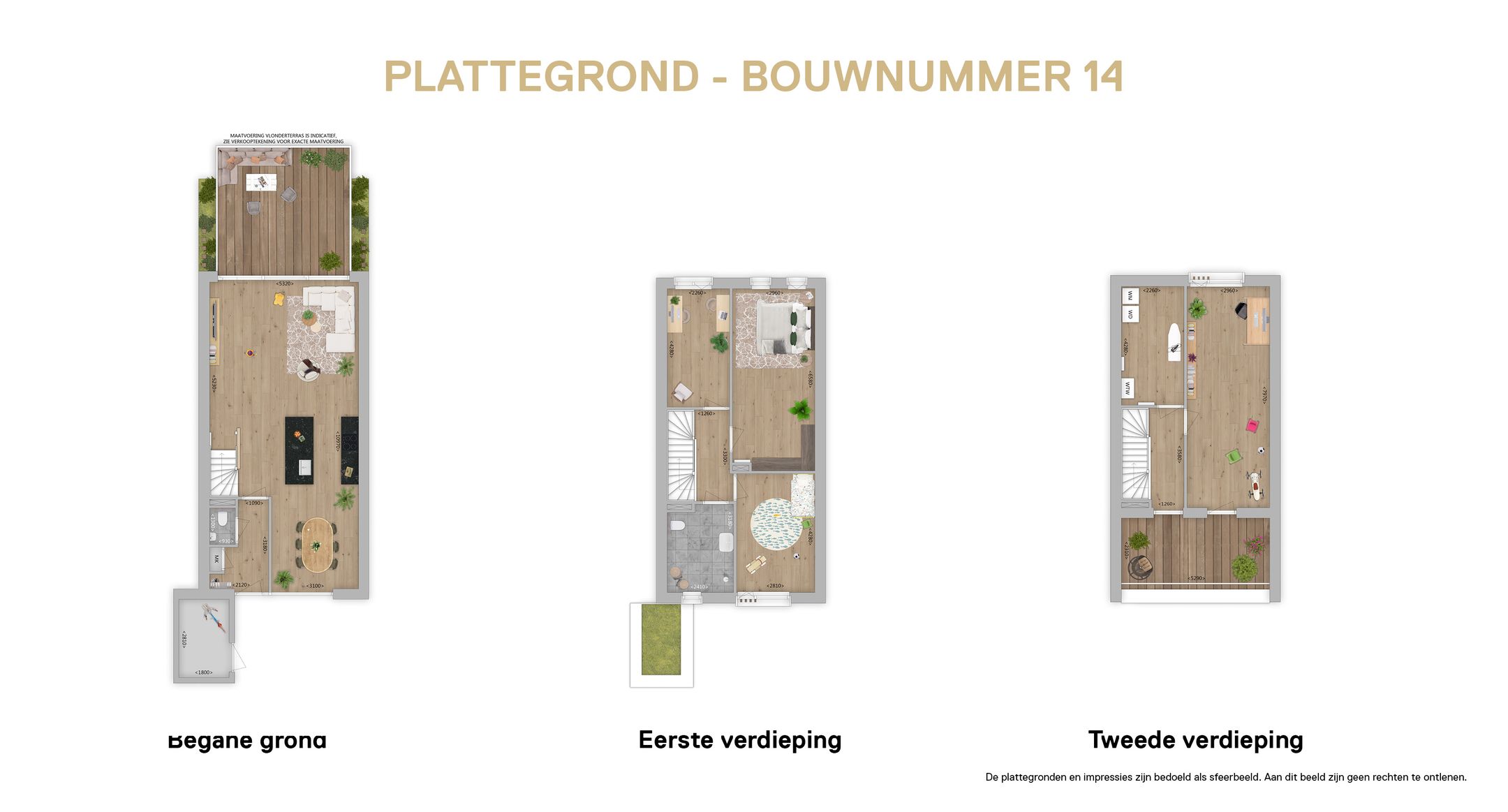 Foto 3 van Tussenwoning (Bouwnr. 14)