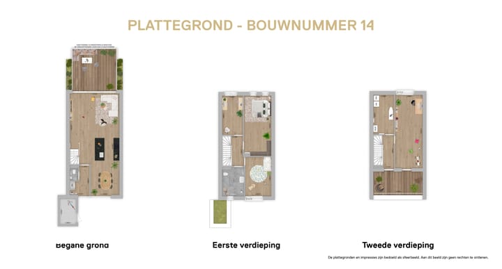 Foto 3 van Tussenwoning (Bouwnr. 14)
