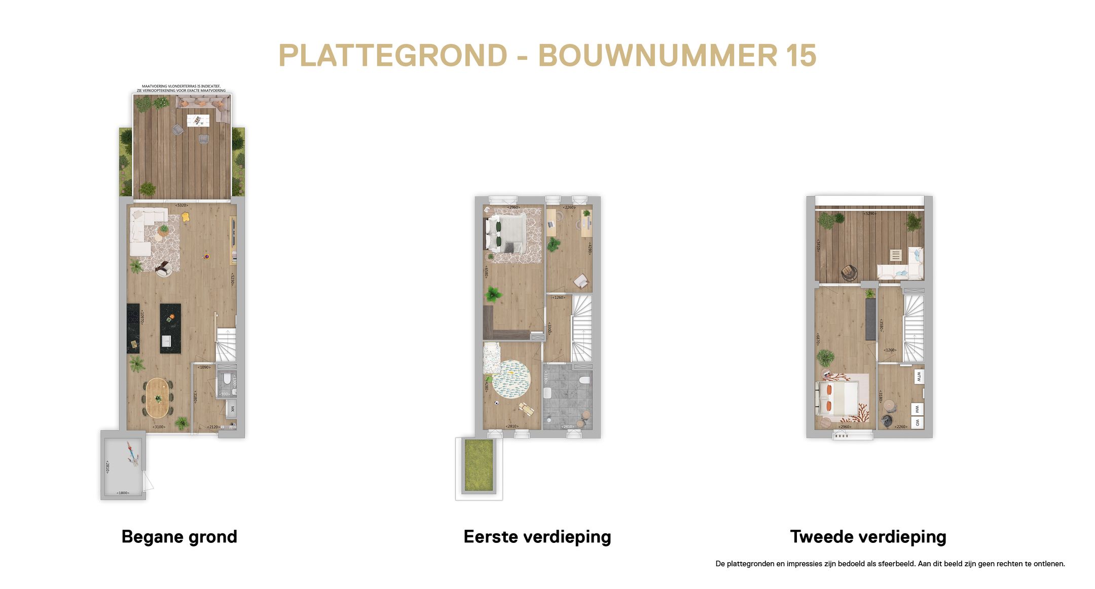Foto 3 van Tussenwoning (Bouwnr. 15)