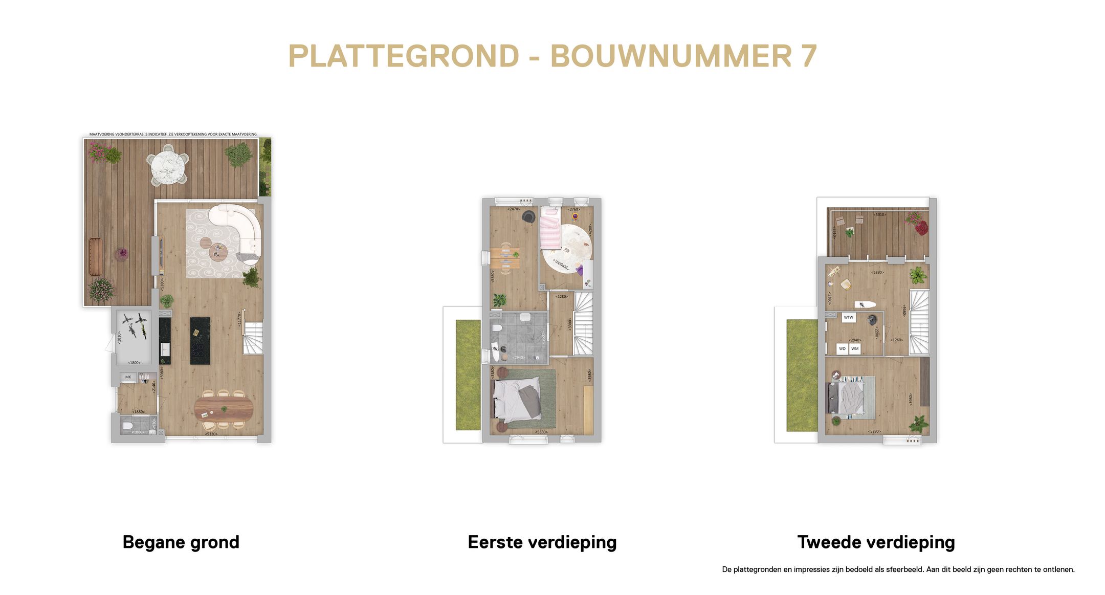 Foto 3 van Twee-onder-één-kap (Bouwnr. 7)